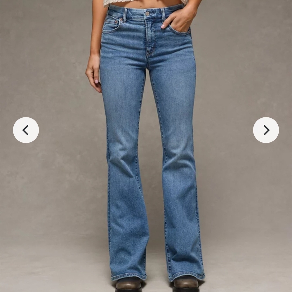 American Eagle Outfitters Blue Flare Jeans